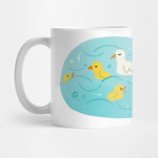 Cute Ducks In a Pond Mug